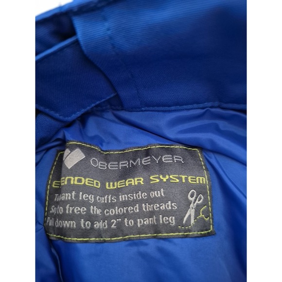 Obermeyer Ski Pants Teen Boys L (14/16) Summit Blue Brisk Extend Wear System NEW - Picture 4 of 12